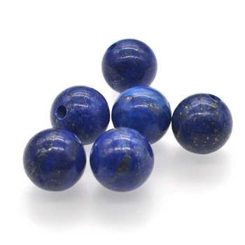 16ШТ Сфери и топки за облекчаване на стреса от лазурит 10 мм, полирани, кристални мъниста за медитация, балансирующие украса за дома