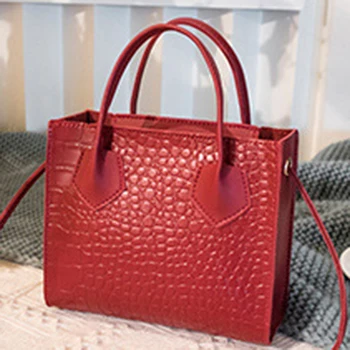 2024 Нови дамски чанти с текстурным модел Модни Реколта обикновена Елегантни чанти през рамо с Голям капацитет на Дамски чанти-тоут