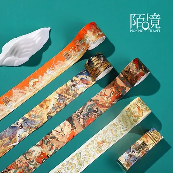 8 опаковки / ЛОТ В търсене на мечтите си в серия Dunhuang, декоративни хартиени маскиране лента washi