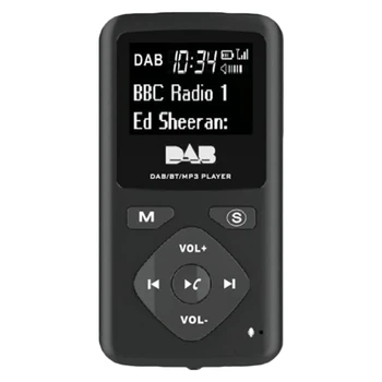 DAB/цифрово радио DAB Bluetooth 4.0 Личен джоб FM-мини Преносим радионаушник MP3 Micro-USB за дома