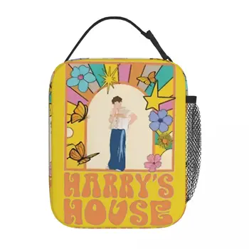 Harrys House Жълти термоизолированные чанти за обяд за офиса, преносими чанти-съдове за хранене, термоохладитель, кутия за храна