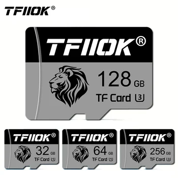 Micro TF SD-карта за мобилен телефон, Карта памет от клас 10, 8 GB, 16 GB, 32 GB, 64 GB, 128 GB, 256 GB, Флаш TF card, Камера, Висока скорост на