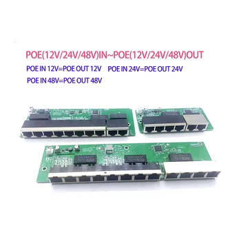 POE12V-24V-48V POE12V/24V/48V POE OUT100 Mbit/s bluetooth връзка, мрежов видеорекордер с храненето на poe