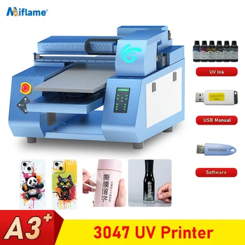 UV Принтер A3 За Epson С Две Печатающими Глави XP600 Мултифункционален UV-Планшетная Печатна Машина За Корпуса на Телефона, Бутилки, Дърво, UV Принтер