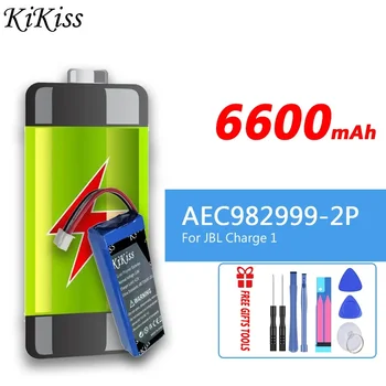 Батерия KiKiss капацитет 6600 mah AEC982999-2Т AEC9829992P За JBL Charge1 Charge 1 Digital Batteria