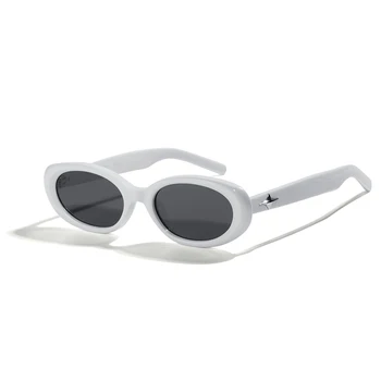 Висококачествени ацетатные овални слънчеви очила, мъжки дизайнерски маркови очила от висок клас, дамски слънчеви очила ръчна изработка на открито UV400