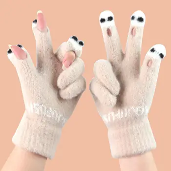 Дамски Зимни ръкавици с докосване на екрана от пръстите си 