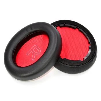 Замяна възглавница за уши, поролоновый калъф, амбушюры, мека възглавница за слушалки Anker Soundcore Life Q10 / Q10 Bluetooth (червен)