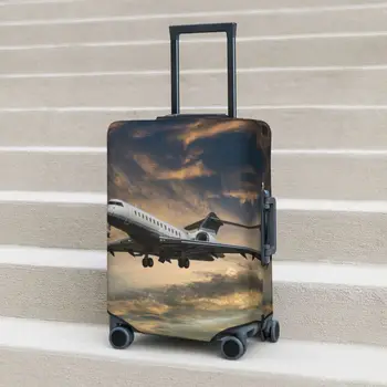 Калъф за куфара с принтом самолета, Аксесоари за летен отдих, забавления по време на полет, Аксесоари за багаж, Защита от круизни пътувания