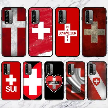 Калъф За мобилен телефон с Флага на Швейцария Xiaomi9 10 11PRO LITE Redmi NOTE7 8 9 10A PRO K40 Poco3 Shell