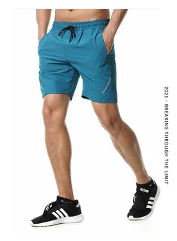 Летни Нови шорти за мъже 2023, големи ежедневни капри, обикновена спортни къси панталони за фитнес, бързо съхнещи мъжки панталони за джогинг