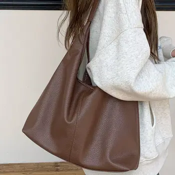 Модерна чанта от изкуствена кожа, дамски чанти, големи чанти-тоут за жени, чанта през рамо, за пътуване до работа, големи чанти и портфейли, композитни чанти