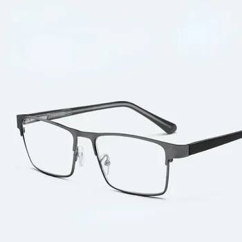 Очила За Четене с Еластични Крака В Ретро Стил на Бизнес Очила За Четене Oculos Със Защита от Синя Светлина При Пресбиопия За Мъже