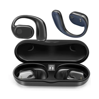 Слушалки с отворени уши, безжични слушалки Bluetooth 5.3 Настоящите безжични слушалки с отворени уши с заушниками Спортни слушалки