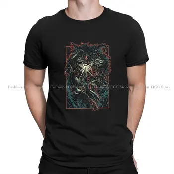 Тениска с кръгло деколте Bloody Beast Dark Souls Lord Manus Darkstalker Kaathe Game, оригинална тениска от полиестер, мъжки блузи