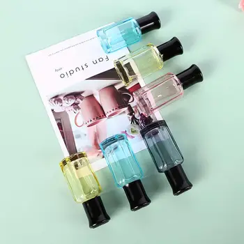 Цветни бутилки за еднократна употреба, бутилки за масло от неръждаема стомана, стъклени флакони за парфюми, парфюмни с шариковым валяк