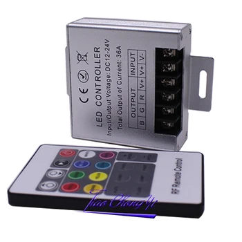 36A 360 W RF дистанционно управление на RGB Led Контролер 20 клавиш на дистанционното управление за 3528 smd 5050 RGB led ленти DC12-24V