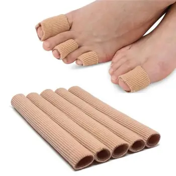 5X Разделител за пръстите на Краката Коректор Бурсит на Палеца на Стъпалото Възглавница Тубичка Гел Защита на гладка Повърхност Аксесоари за дома Защита на пръстите