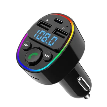 Bluetooth V5.0 Автомобилен MP3 плейър комплект за Кола 