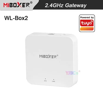 Miboxer WL-Box2 2,4 Ghz Портал Wifi контролер 5 е съвместим с Mi-Light и MiBoxer 2,4 G RF дистанционно управление, led лампа с димер и т.н