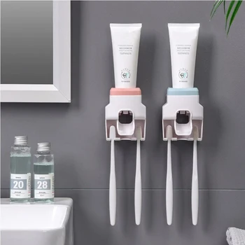 Автоматично опаковка на паста за зъби Водоустойчив притежателя на четка за зъби Сокоизстисквачка за паста за зъби Притежателя на четка за зъби, Стоки за баня