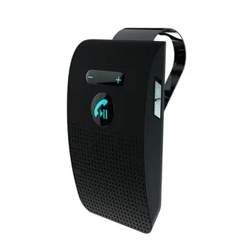 Безжичен Bluetooth-съвместим приемник-предавател за кола с клипс за слънцезащитен козирка Speake