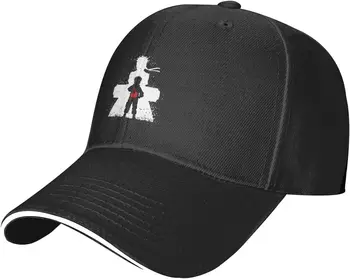 Бейзболна шапка от аниме за мъже, аниме възстановяване на предишното положение Шапки, Регулируем шапка за татко, черна модни и ежедневни шапка