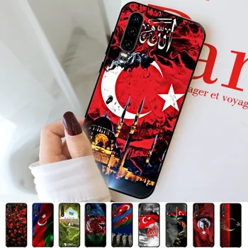 Калъф за мобилен телефон с флага на Азербайджан, за Huawei P 8 9 10 20 30 40 50 Pro Lite Psmart Honor 10 lite 70 Капитан 20lite