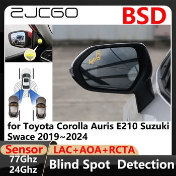Предупреждение за Шофиране при паркиране с помощта на Система за Откриване на Слепи зони BSD за Toyota Corolla, Auris E210 Suzuki Swace 2019 ~ 2024