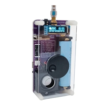 Прозрачно сварное SSB-полнодиапазонное радио Интелигентно радио пълна гама с акумулаторна батерия с капацитет 2500 mah 18650