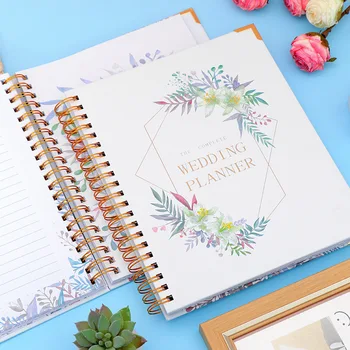 Сватбен консултант и Организатор Bride Wedding Notebook - Качествена Книга за планиране на сватбата на 132 Страници - Идеалният Спътник За Планиране на бюджета