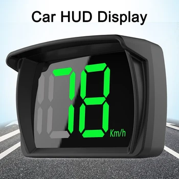 Универсален Автомобилен Централен дисплей GPS Mph Km / h HUD Цифров Скоростомер Централен Дисплей с Едър Шрифт Скорост В Реално Време за Всички моторни превозни средства