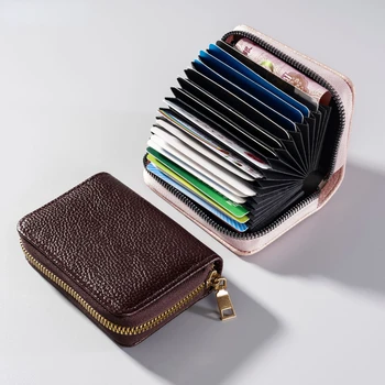 Чанта за карти Женствена чанта за карти, голяма чанта голям за визитки, чанта за кредитни карти, мъжка чанта за карти, чанта за шофьорска книжка, чанта за карти